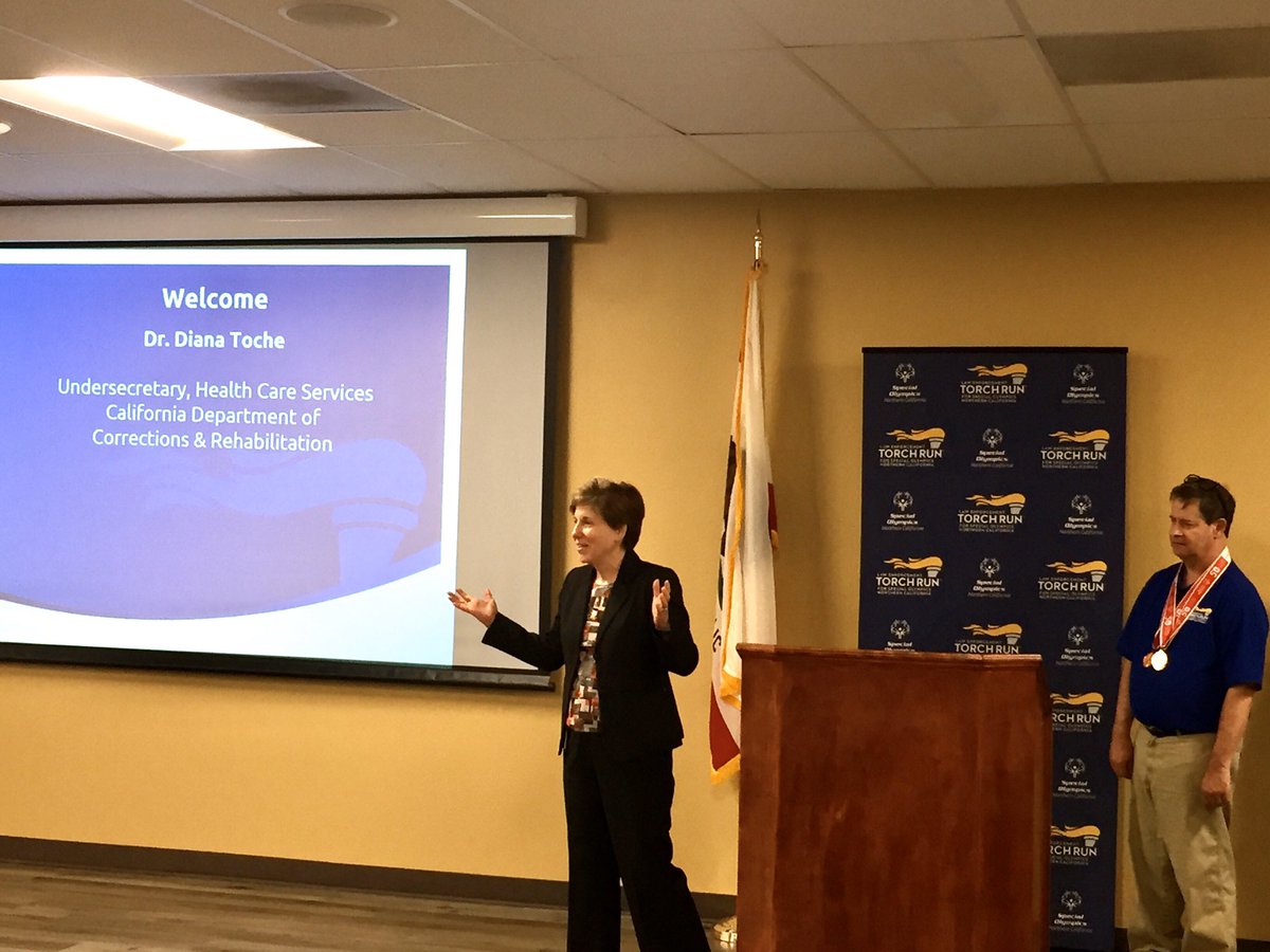 “It’s not just participation in sports. #SpecialOlympics gives athletes the confidence to do other things and also gives so much to their families.” 

- Dr. Diana Toche, Undersecretary, Health Care Services for <a href="/CACorrections/">CA Corrections</a> at today’s LETR Kickoff Conference.