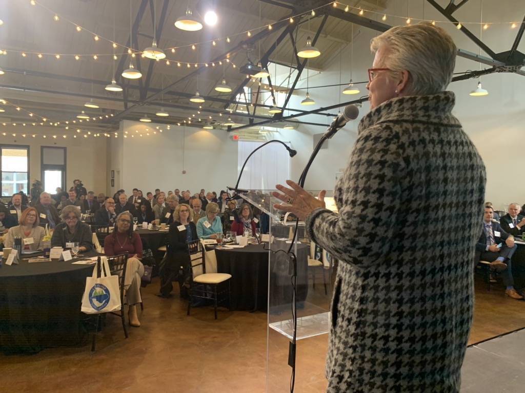 cgergen's tweet photo. Nice to be back w @LeadershipNC family and share the stage w fmr Scty of Commerce Decker #LNCForum #ncleadership https://t.co/TmIFNNsZeN