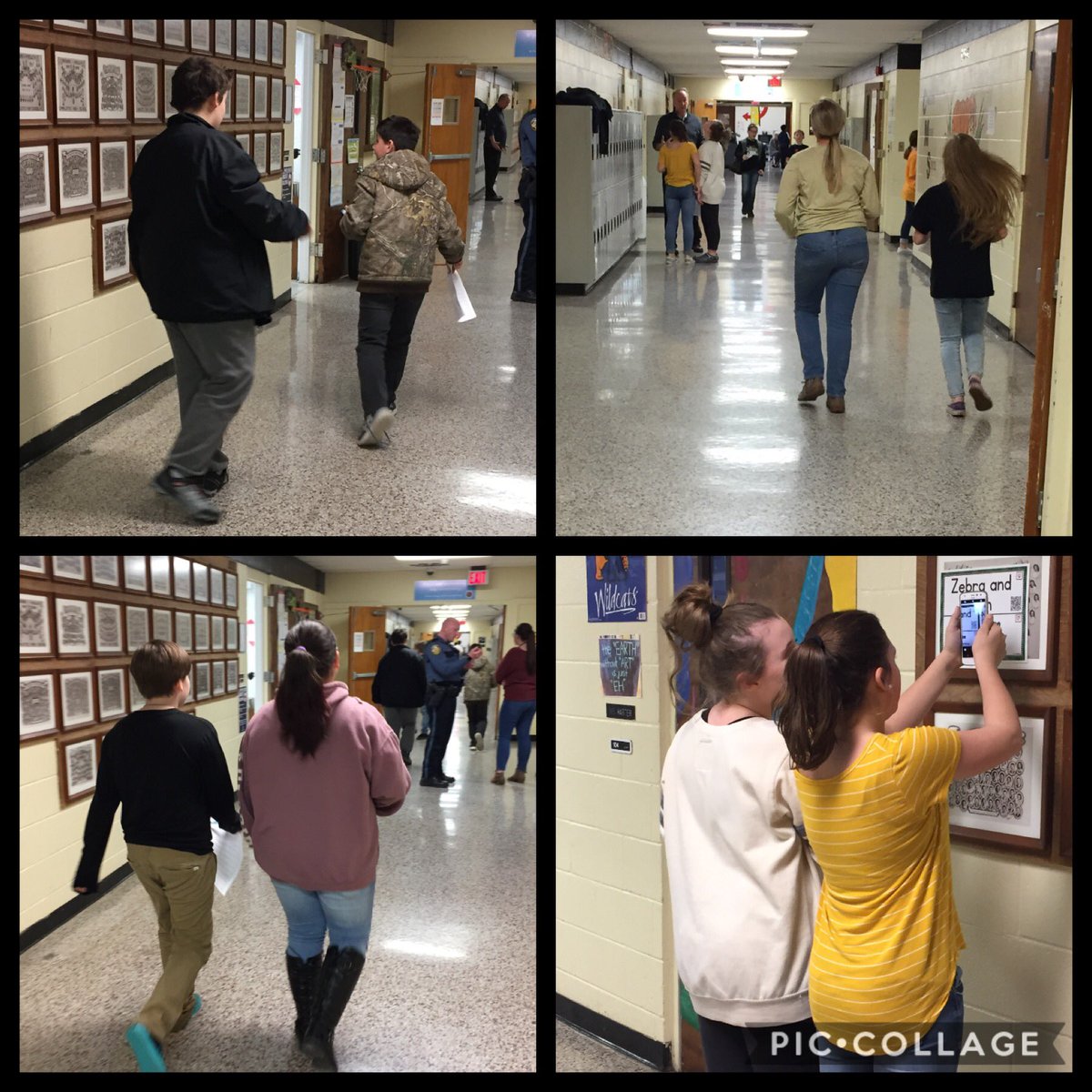 Tigerscms's tweet image. 6th grade Ss participated in a #BiomeScavengerHunt with @teachinsciatcms #eagertolearn