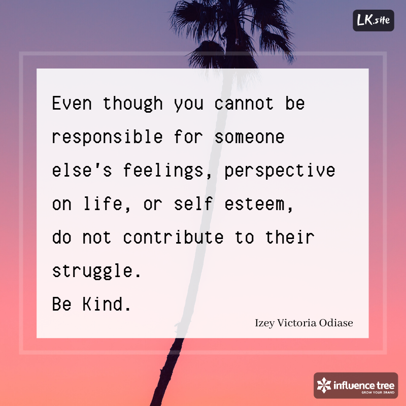InfluenceTree's tweet image. Be kind!