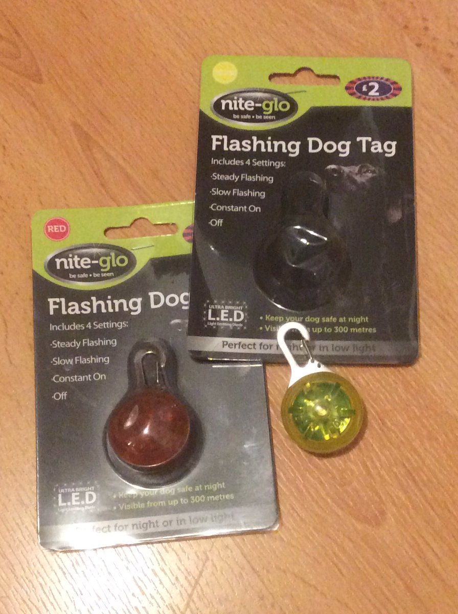 jointhewater's tweet photo. These dog tag lights from B&amp;M were a good buy.

I clipped one to a bikini top strap (the clip is really strong), so it was submerged most of the time, but the light still works so it seems they are waterproof 💦 

The little battery is replaceable too👍🏊‍♀️❄️

#swimkit https://t.co/Tykl4duOrk
