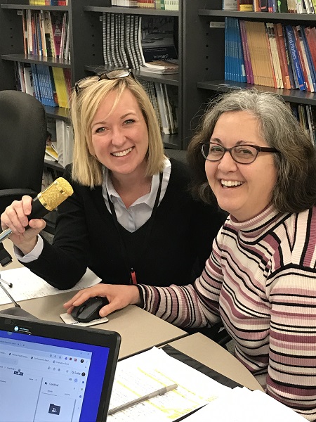 SSTRegion4's tweet image. SST staff @kdickens001 and @Carrie3mcc are hard at work today as they begin creating support videos for districts that will be submitting for PBIS recognition electronically this year! #SST4PBIS @OHPBIS