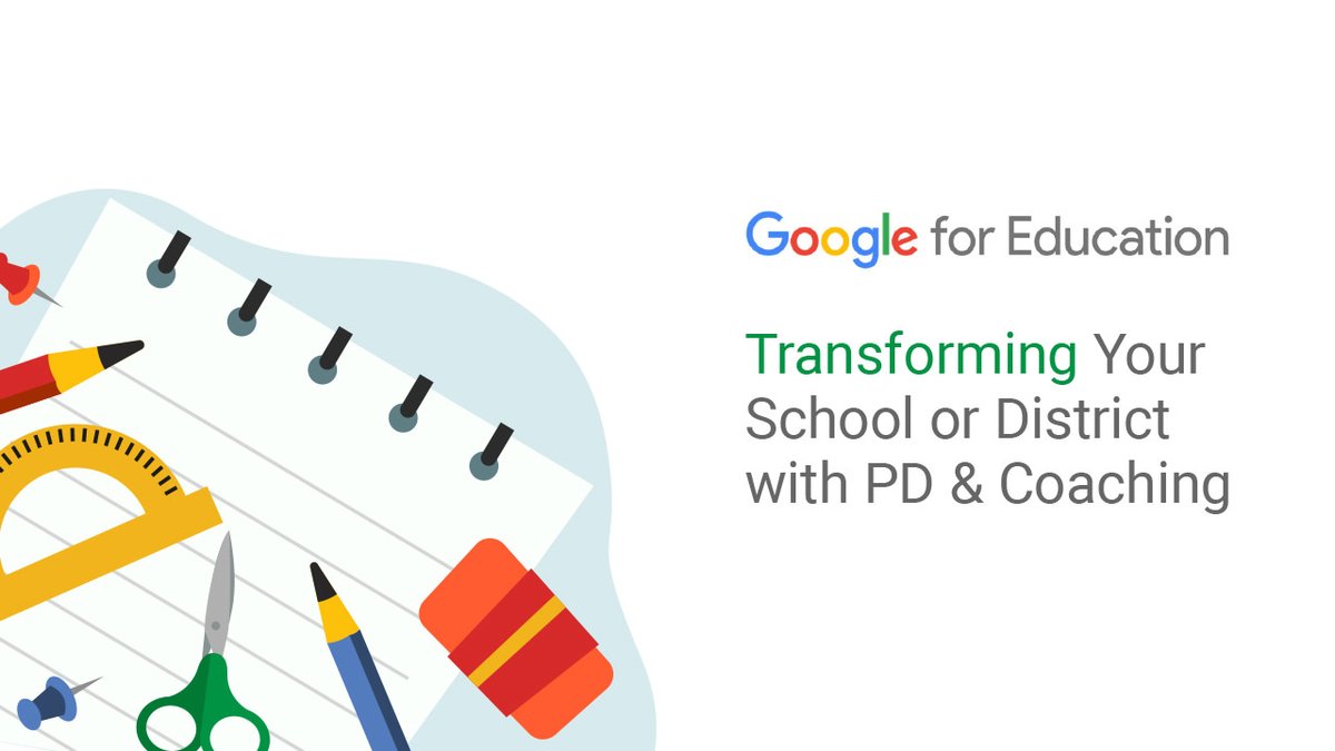 Use technology in meaningful ways with your students with high-quality teacher training. Check out this <a href="/GoogleForEdu/">Google for Education</a> LIVE to get started! educationonair.withgoogle.com/events/transfo… <a href="/dlpcoaching/">Dynamic Learning Project</a> @digitalpromise #EdTechTeam #whatwillyoustart #TOSAchat