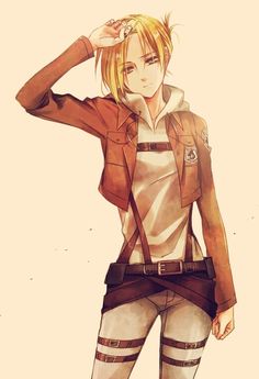 Hmmm....#attackontitan #cosplay idea! Love Anne's outfit! I'd like to credit the artist but no info😪 https://t<a href="/tag/attackontitan"class="tags">#attackontitan</a><a href="/tag/cosplay"class="tags">#cosplay</a>
