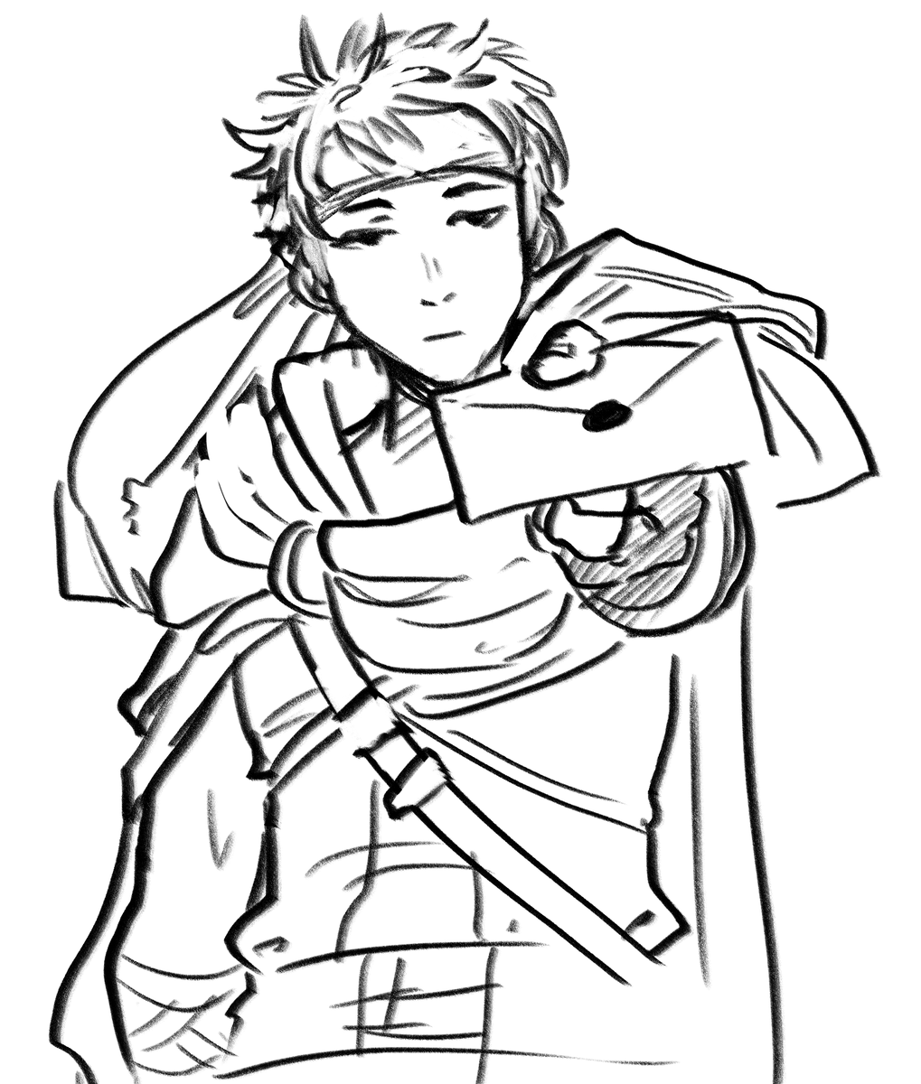 Ike has a letter for you. Take it. 
