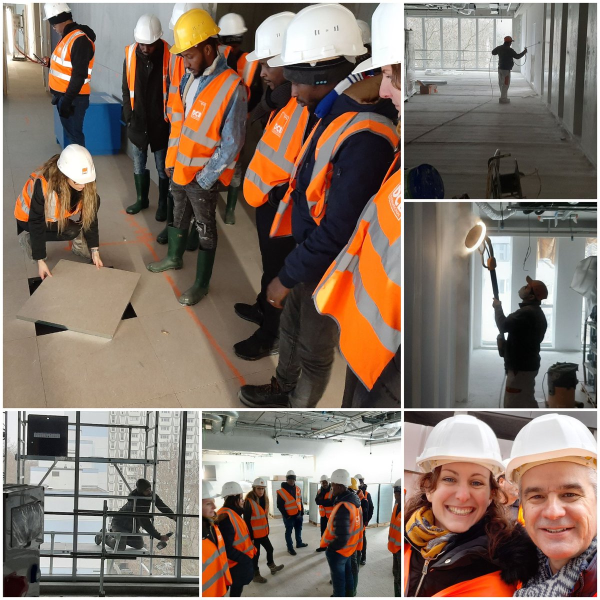 NicolasD_Pro's tweet photo. Visite de chantier. Difficile de croire que dans 5 mois, cet immense bâtiment sera livré à ses preneurs.
Merci à #DCBinternational , @GroupeGCC et aux entreprises qui ont pris de leur temps pour expliquer les ficelles du métier aux demandeurs d'emploi
#Clausesdinsertion https://t.co/tQ2i2OMmd7