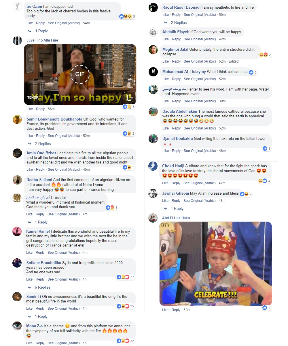SecretzChannel's tweet photo. @openvld @PatrickDewael Nochtans nooit een commentaar gehoord van de politiek op fb reacties nadat de Notre Dame afbrandde. Bende #hypocrieten #macons https://t.co/bOqAxJQ09z