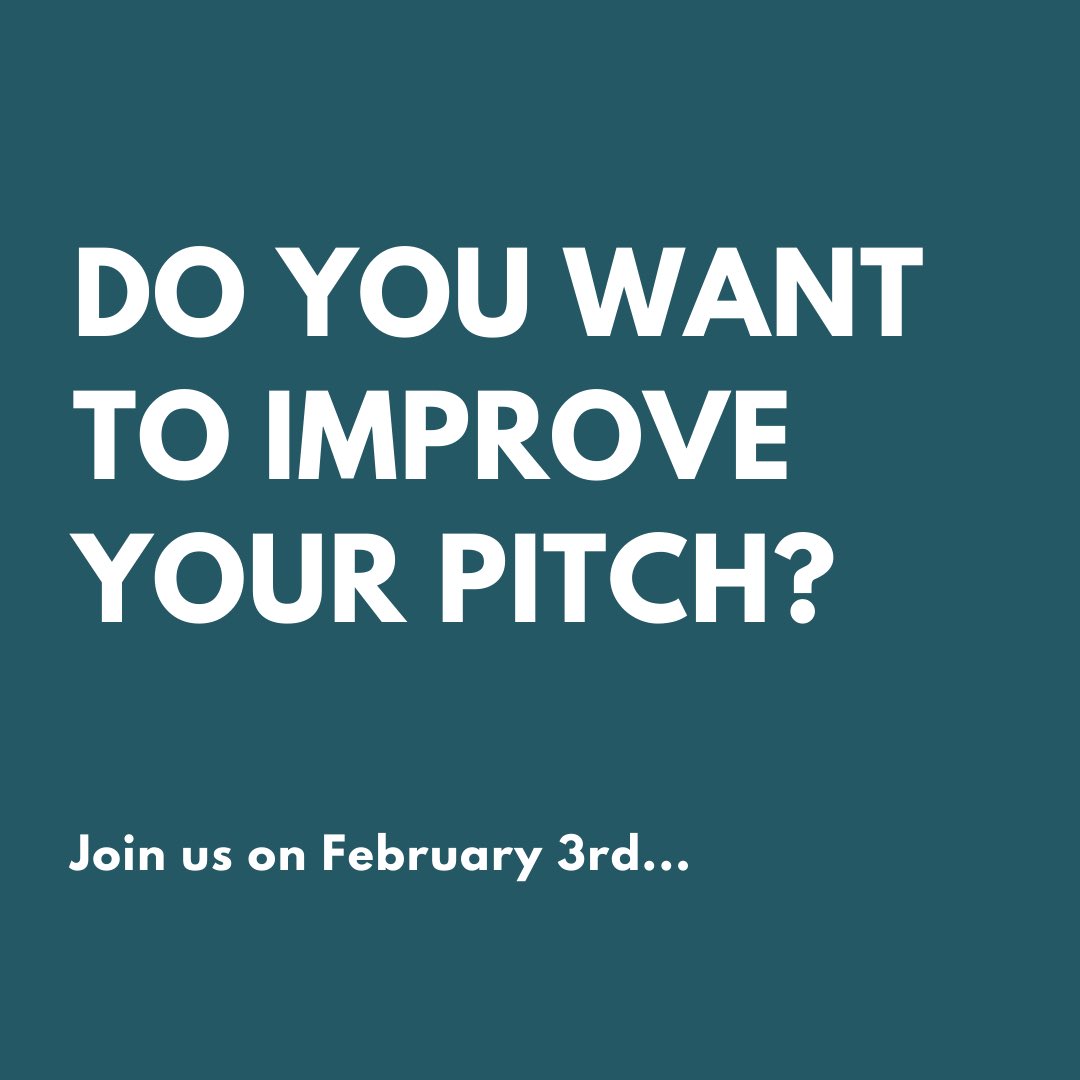 We're hosting Student Pitch Night on February 3rd that will give you the skills to make your next pitch, your best one yet!

RSVP: eventbrite.com/e/pitch-night-…