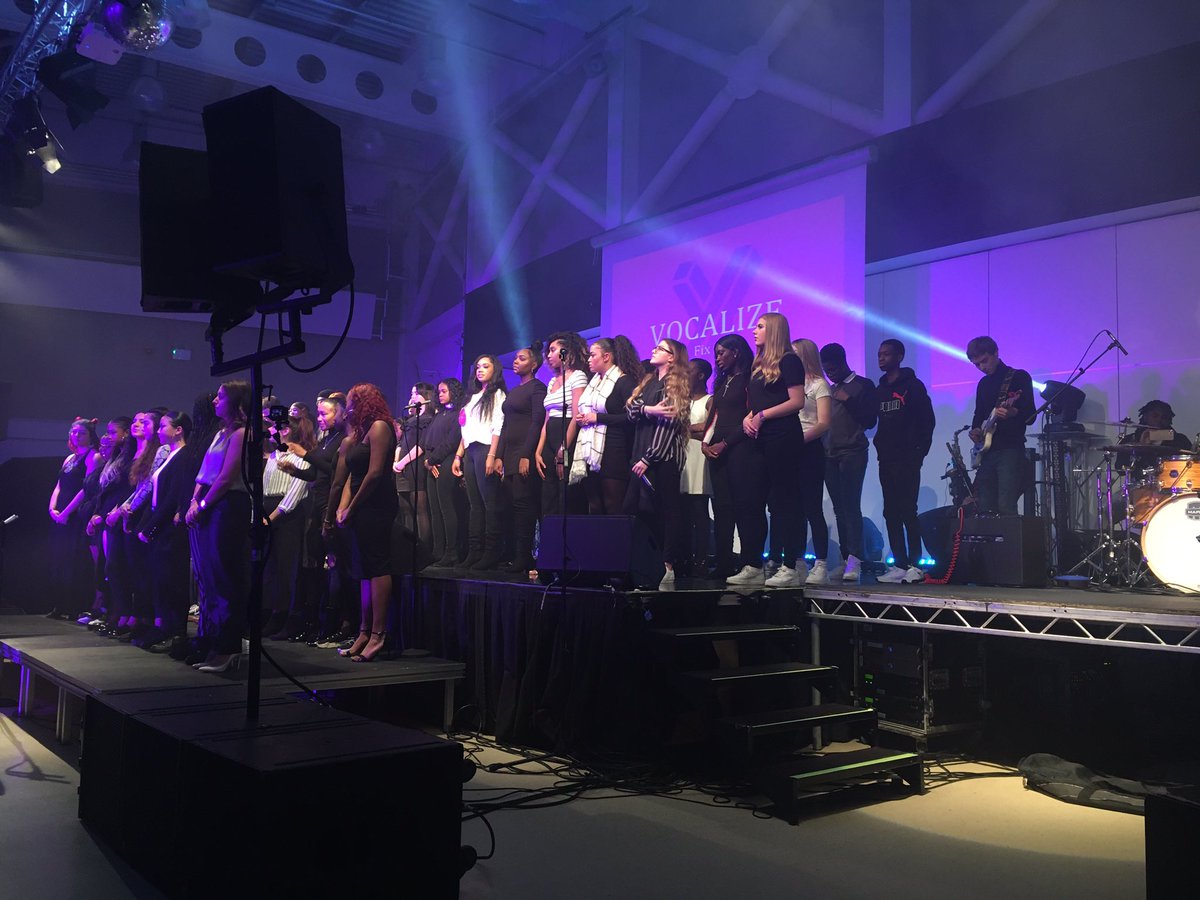 Incredible performances tonight at the Vocalize reunion concert @SedgehillSch including former pupils now working with Stormzy, Emelie Sande and John Legend #mylocalculture #iamlewisham