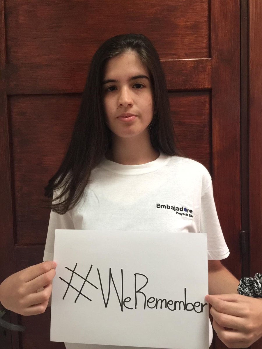 Noelia Reboledo, embajadora de <a href="/ProyectoShoa/">Proyecto SHOÁ</a> también se suma a la campaña #WeRemember <a href="/WorldJewishCong/">World Jewish Congress</a> <a href="/CCIUruguay/">CCIUruguay</a>
