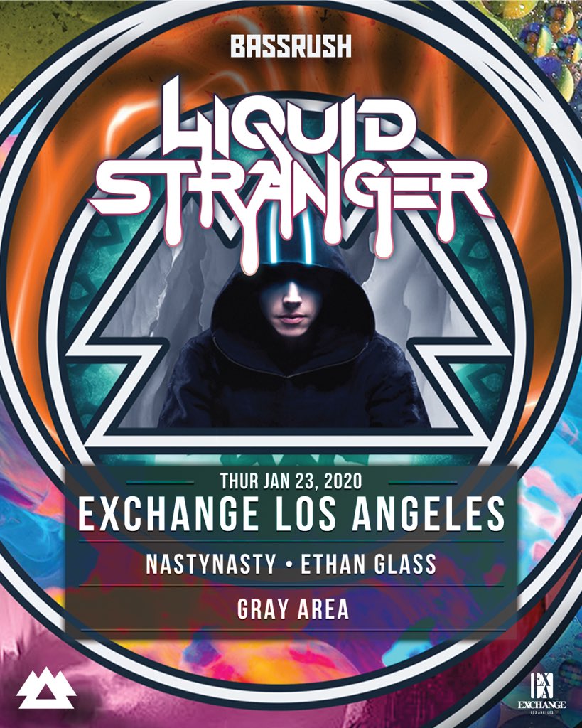 LA tonight it’s a party 🎉 

Im on at 11

<a href="/bassrush/">BASSRUSH</a> <a href="/LiquidStranger/">Liquid Stranger</a> <a href="/Nastysounds/">Marshmelloo</a> <a href="/Grayareasound/">Gray Area</a>