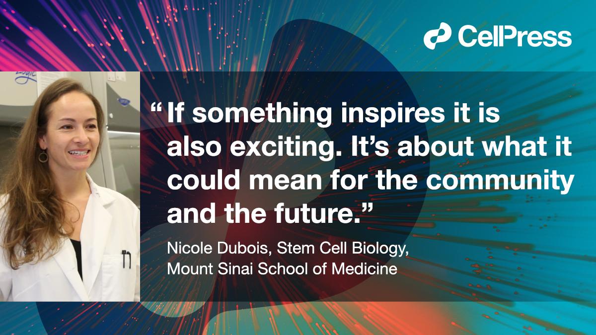 CellPressNews's tweet image. For stem cell biologist Nicole Dubois, #sciencethatinspires is about the community and the future. bit.ly/36n65gf