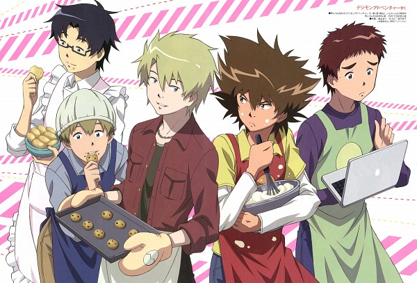 Digimon_Digi's tweet photo. The boys from Digimon Adventure. T.K. Takaishi, Matt Ishida, Tai Kamiya, Joe Kido and Izzy Izumi.

Who is your favorite boy? #DigimonAdventure #Digimon #Digimondigi
https://t.co/Xzhf3eehgL