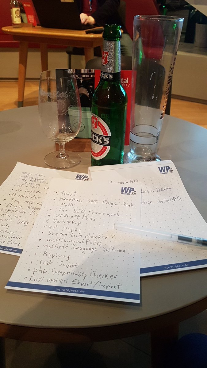 ThomasMorus1478's tweet photo. Erfolgreiches #wpberlin : wir haben kollektiv eine sehr nütliche plugin-liste erstellt. Online-Variante folgt.
#wordPress https://t.co/CT3CEchpYV