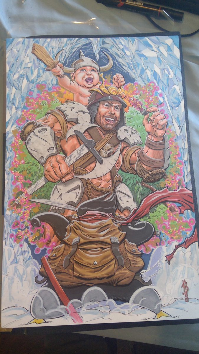 badanklebill's tweet photo. So I can finally show this piece done in secret for @DefShogun over the course of last week. Incredibly fun to do and as always sparked a little #MetaMagick into the ether. https://t.co/jZxE1WVxl0