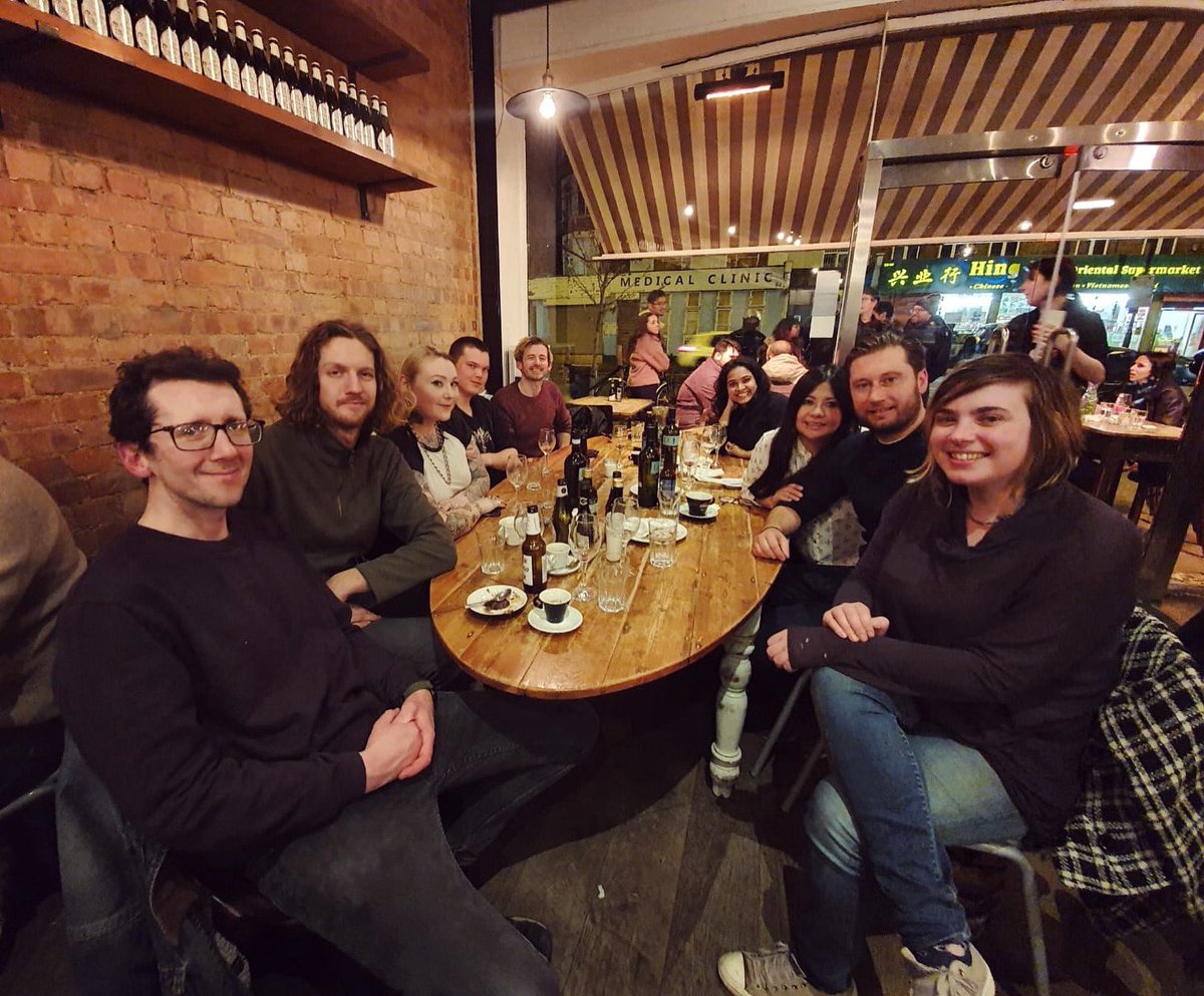 HammertonBrew's tweet photo. Farewell party for Elliott our lead brewer, who has been with is for over three years, and for Yiggit, who has run our pub @hammertonhouse for many many moons! (who has been away since he left us) not goodbye, but see you soon! 🖤
#hammerton #farewell #craftbeer #goodbyefriends https://t.co/2QoszYoTXQ