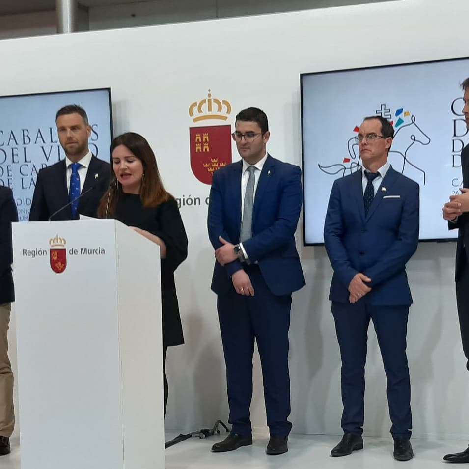 caballosdelvino's tweet photo. Fotos de la presentación ayer, previo a la inauguración de @fitur_madrid, de la campaña institucional de apoyo a la Candidatura de los @caballosdelvino a Patrimonio Cultural Inmaterial de la Humanidad por la @UNESCO

#CaballosdelVinoUNESCO
#AyuntamientoCaravaca
#FiestasdeCaravaca https://t.co/pNNebaGe51