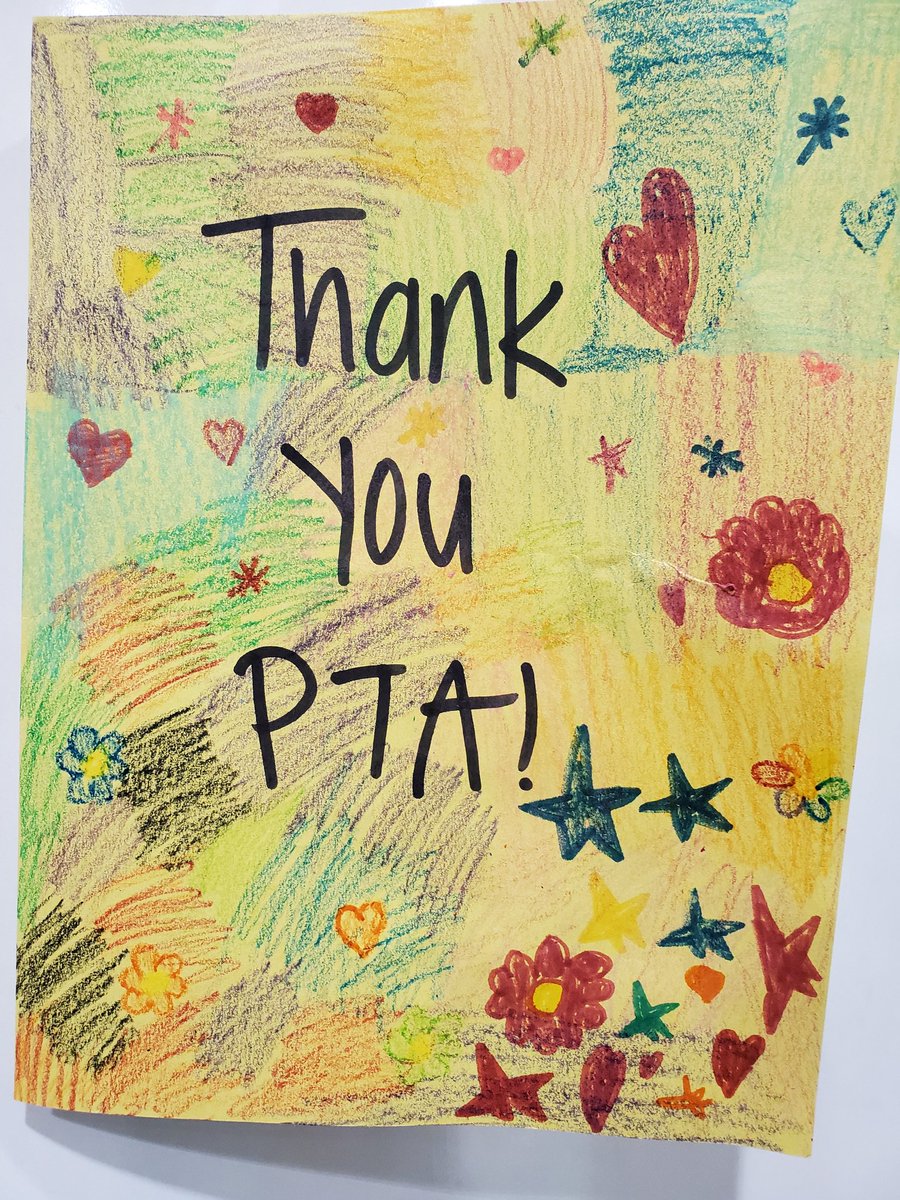 BridgeviewPto's tweet photo. Never under estimate a thank you card and all the feels you get from it. #bvgobobcats #thankyoucard https://t.co/w8AvUx5RLF