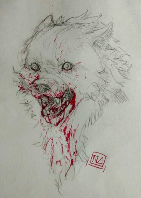 HNamaiya's tweet photo. Man, jam sure is sticky!

#artist #artwork #wolfie #woofer #sketch https://t.co/rcbZIiixTN