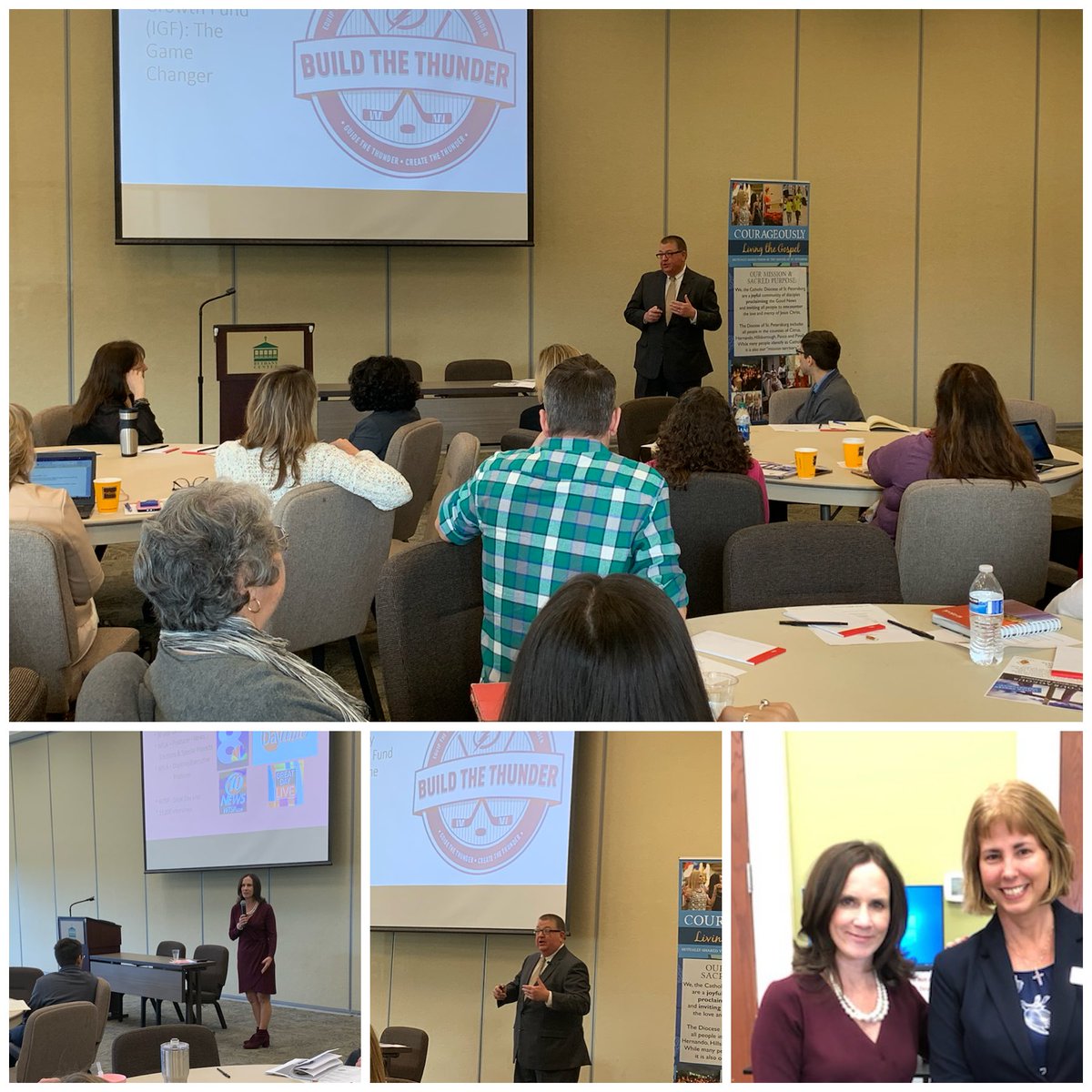 TeresaDOSP's tweet photo. Wonderful day of learning about missionary outreach and community relations. We had 65 representatives from our parishes and schools attend today’s workshop! #courageouslyliving https://t.co/Z7mJxhm7Sy