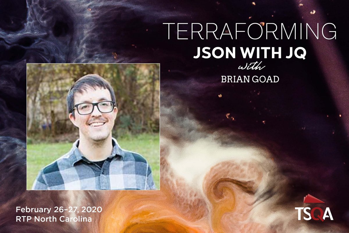 bbbco's tweet photo. Ever struggled with working with JSON data in your #testing ? Believe me, I have experienced this pain many times for myself. Check out my session at #TSQA2020 to hear how I learned to better work with JSON data by using JQ. #testingSPACE https://t.co/yYNmFvTQWp