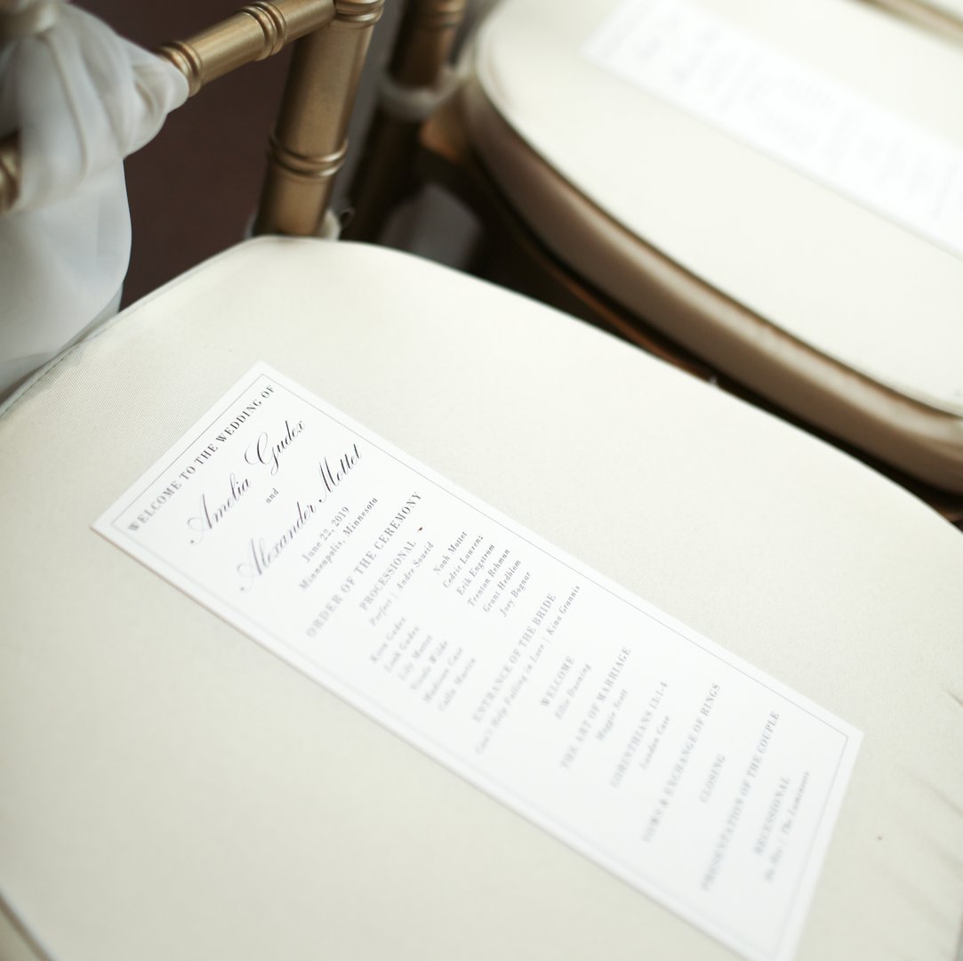 MingoPress's tweet photo. It’s wedding season, and the perfect time to use thermography to up the feel of elegance. This lovely program is printed in black thermo on Classic Crest. Lovely image by @andrewvickphotograph. #happilyeverafter #longliveprint https://t.co/SPWQ4Hf2NH
