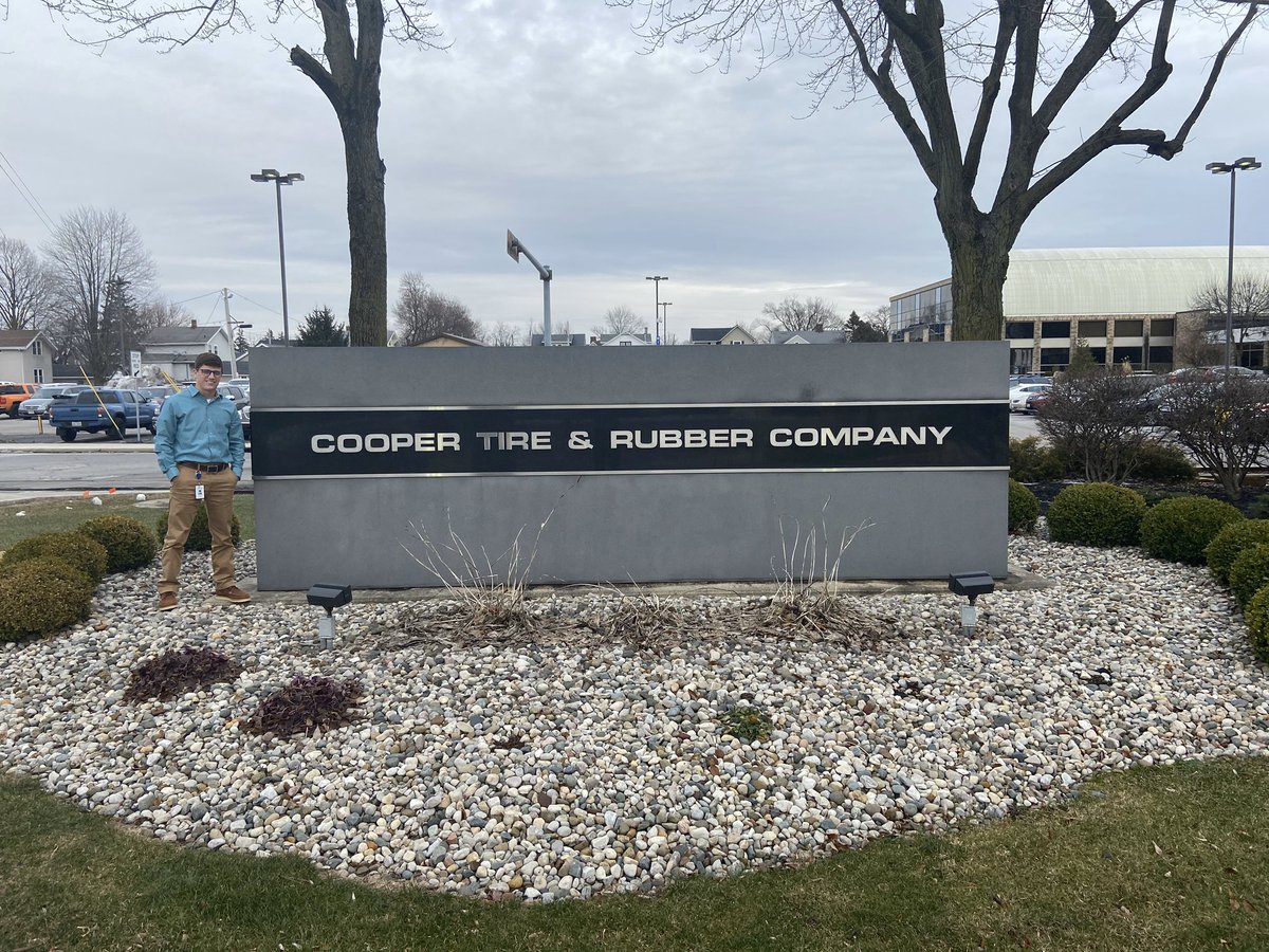 RayWBraun's tweet photo. Trevor Schaller, one of our Student Ambassadors, is having a great experience as a Tax Intern for the Cooper Tire &amp; Rubber Company. Way to represent the College of Business Trevor! https://t.co/KWWg9dlvt8