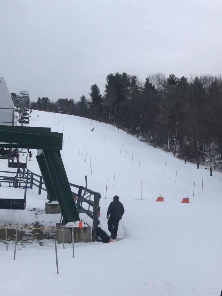 Nice mild afternoon at Ski Ward for our Ski Team’s 2nd race on the season!! #gohillers