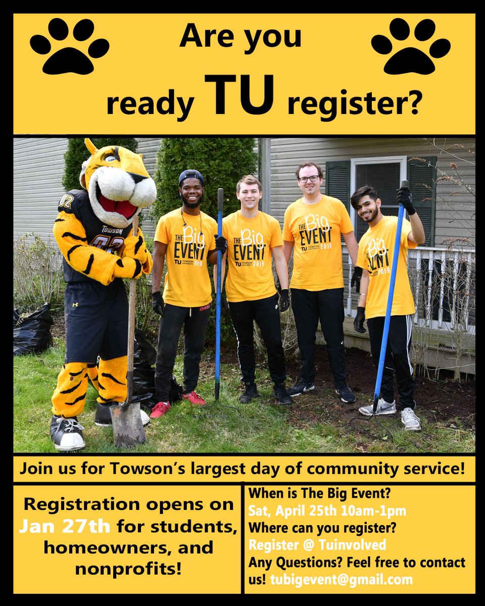 TUBigEvent's tweet image. It’s almost time for registration! Have any questions? Feel free to reach out to us!
