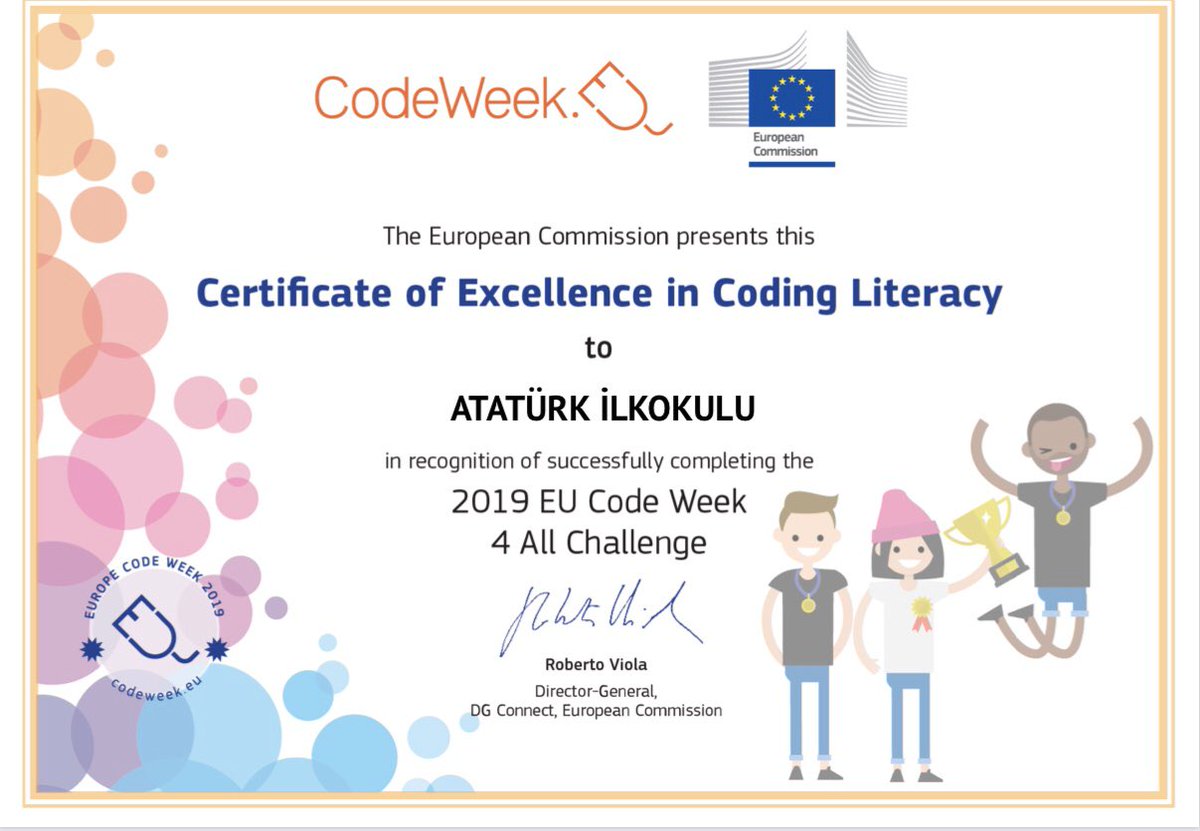 SunayEfe3's tweet image. #codeweek2019 
#codeweek 
#code4all @MeramAtaturk