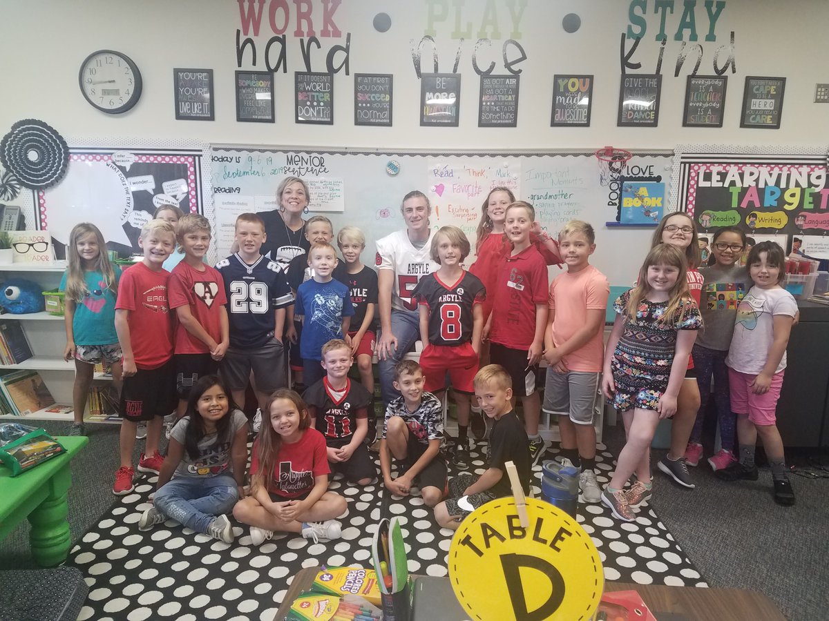 JenMcClure3rd's tweet photo. This class is rocking Hilltop Elementary's Read-athon.  We've read 2200 minutes so far.  Way to go Eagles! #argyleproud @HTPE_ArgyleISD @ArgyleISD https://t.co/tOXFjhYaVR
