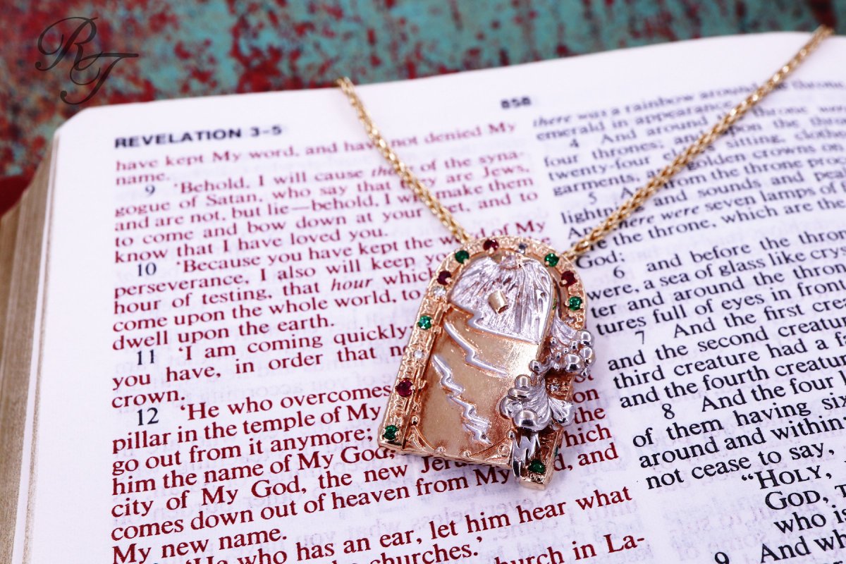 #TBT  Our customer wanted a special piece that reflected a biblical scripture reference, Revelation 4:1-6. #wemakeitspecial #wemakeitunique #wemakeitjustforyou #rickterryjewelry