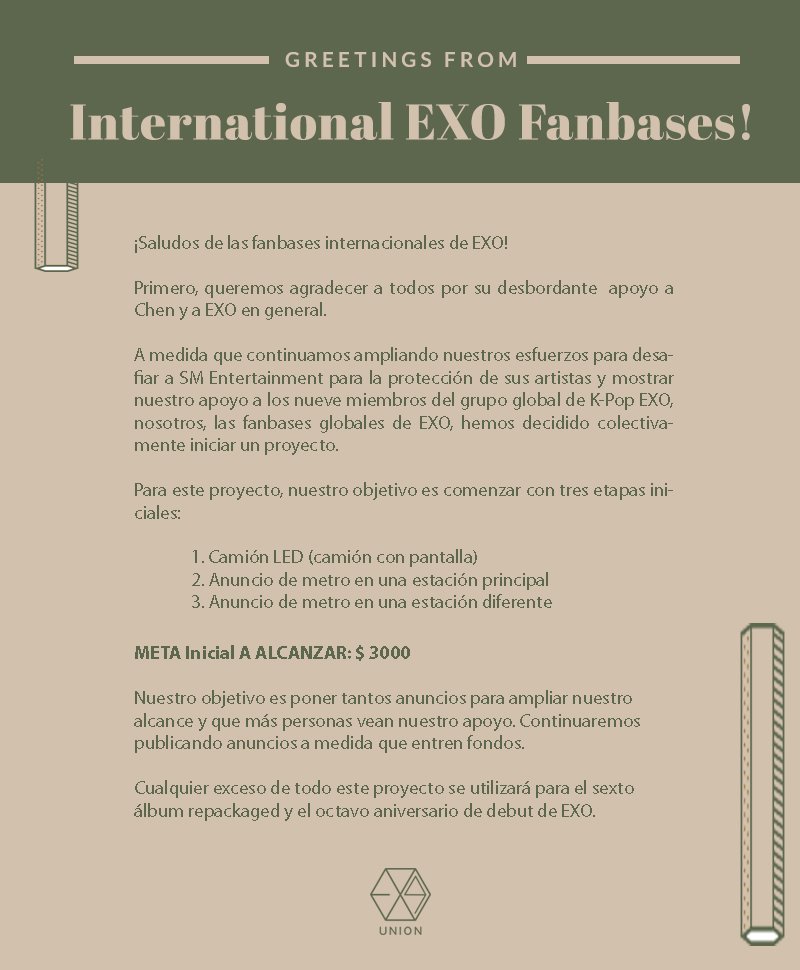 MyUniverse1485's tweet photo. Esto pasó de una solicitud a una necesidad, necesitamos tener presencia en Corea con nuestro apoyo a #CHEN y #EXO OT9
Más ahora que sabemos que las ridículas van a seguir con su protesta en la SM
#CHEN
#AlwayswithChen
#ExoNeedsChen
#EXOWithCHEN
@WEAREONEEXO #EXO #WEAREONEEXO https://t.co/qhZgdACyoX