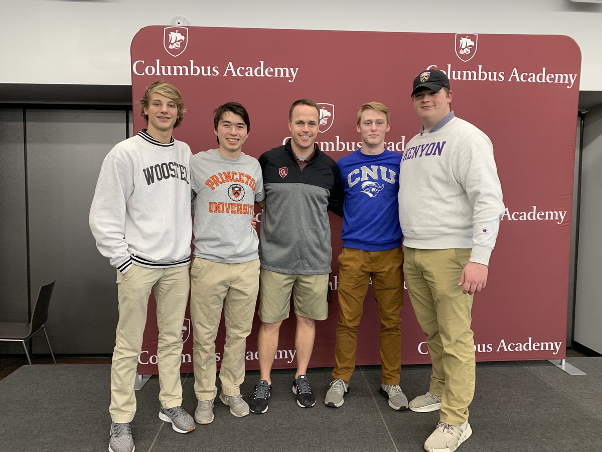 Super proud of these student-athletes! They all made huge contributions to our program! Best wishes at the next level! ⁦<a href="/warstlercarter/">Carter Warstler</a>⁩ ⁦<a href="/sam_massick/">Sam Massick</a>⁩ ⁦<a href="/80swartz/">Andrew Swartz</a>⁩ ⁦<a href="/soderbegPhil8/">Philip Soderberg</a>⁩ #CAFBfamily