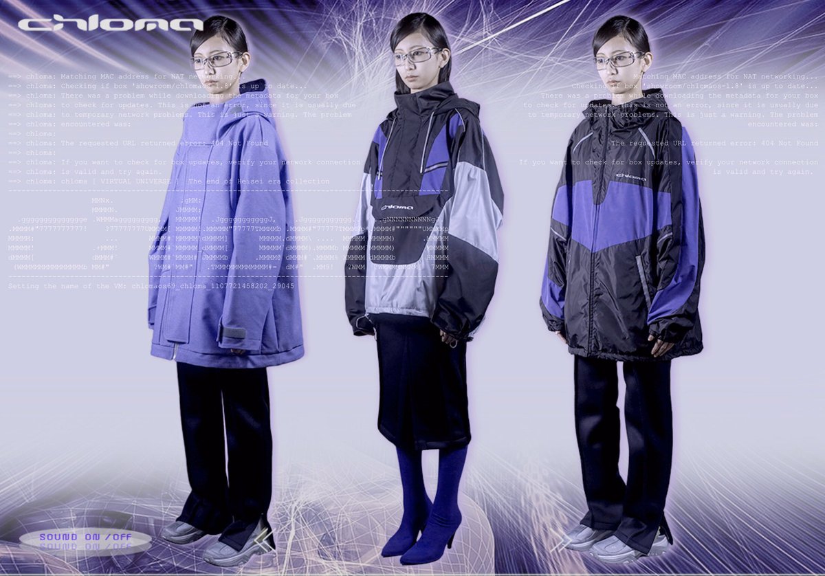 Chloma クロマ NF コンプレクスパーカー パープルxブラック 【お買得