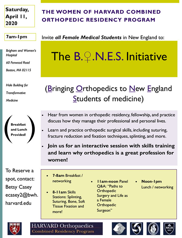 5th Annual B.O.N.E.S. Initiative conference for female medical students will be on 4/11/20. Excited to show the great things about being a women in orthopedics!
#womeninortho #thisiswhatasurgeonlookslike