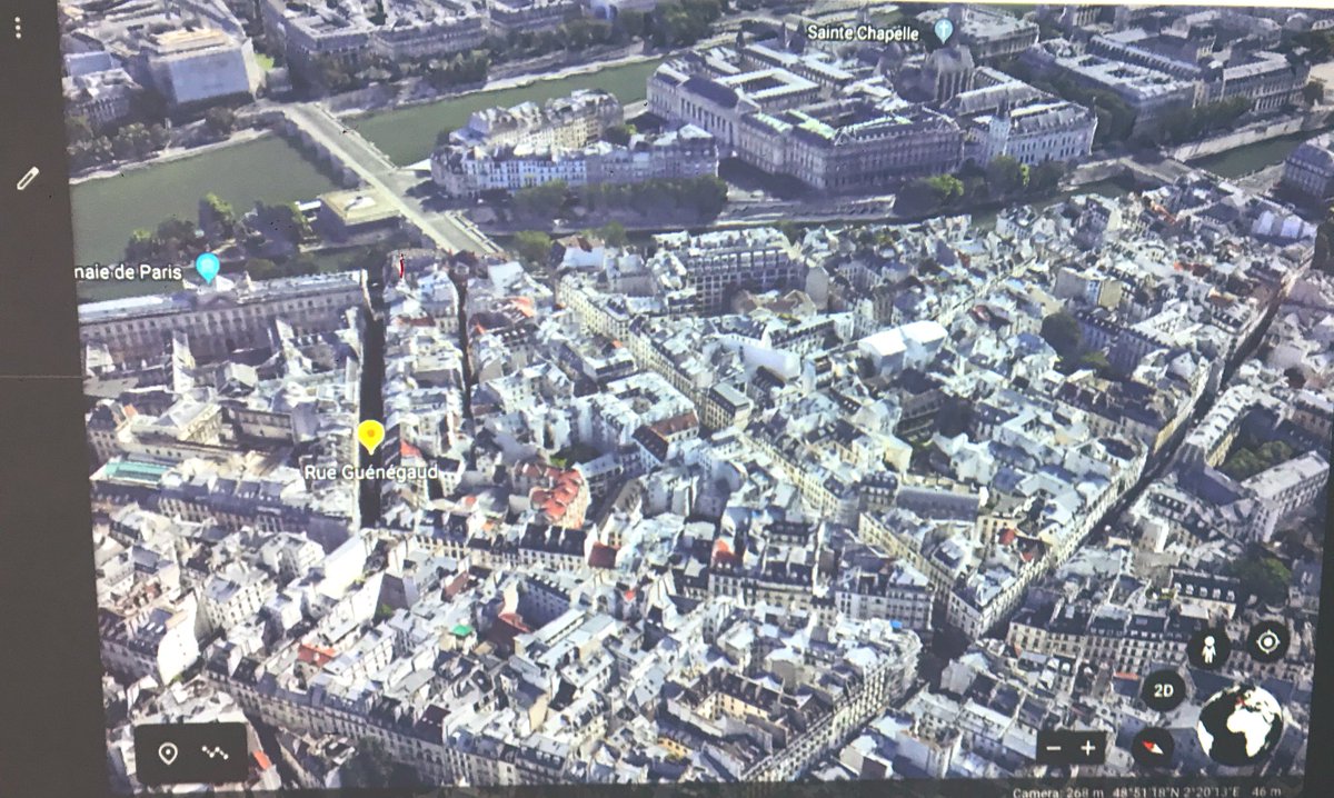 DrMack74's tweet image. What can we do with Google Earth in French? Quite naturally find the locations of action-packed scenes in “The Three Musketeers”! Bravo, Honors French! #oneforallandallforone #nousparlonsfrançais