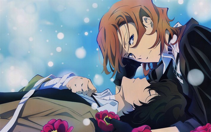 Catsushi_'s tweet photo. Asagiri &amp; Bones: I’m like dropping hints that Dazai and Chuuya are in love

Asagiri &amp; Bones: Dazai and Chuuya are in love https://t.co/HerA1b4iSG