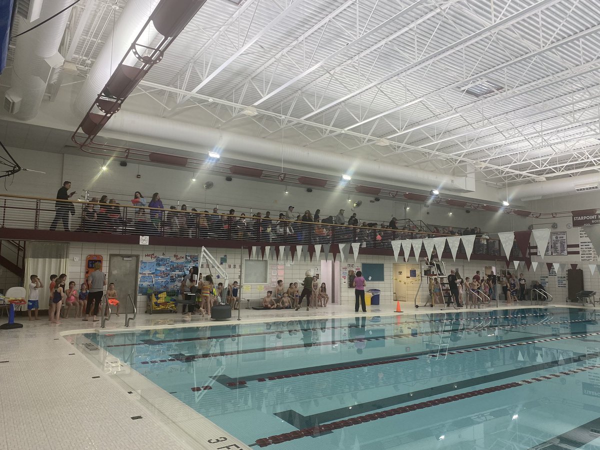 4th grade swim meet ...it’s a packed house!@StarpointCSD #starpointis