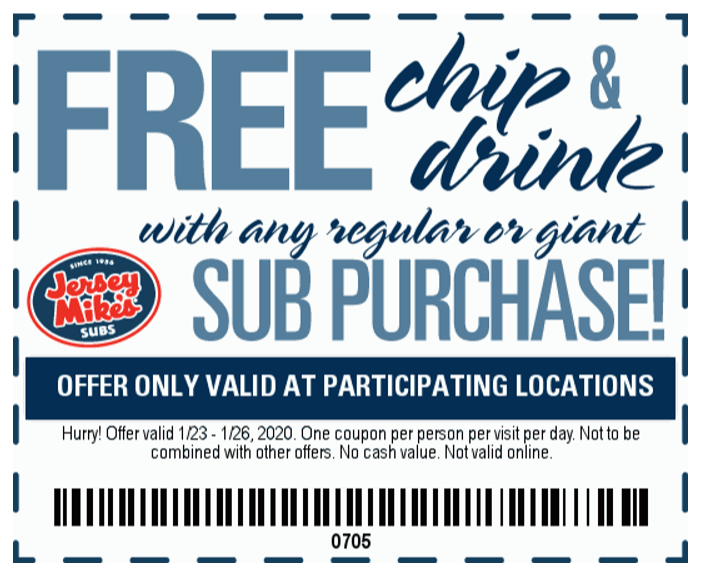 jersey mike's bogo coupon 2019
