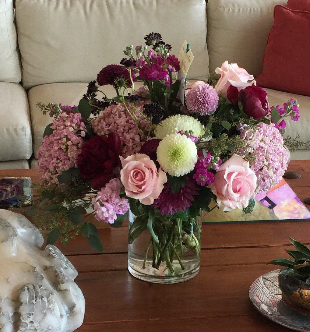 Pinks and lavender makes it feel like Spring.