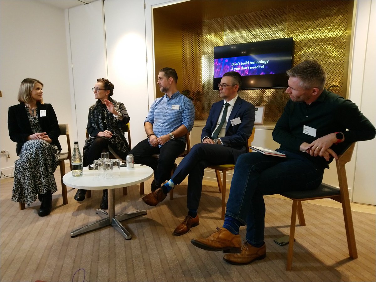 CreatingSpaceUK's tweet image. Attended an interesting panel discussion today hosted by @dsavage_1984 on only building tech when it's needed. Too often, tech is introduced just for the sake of it, or to follow the latest trend. AI anyone?
#DeClutterYourLandscape #TechClutter #KeepItSimple