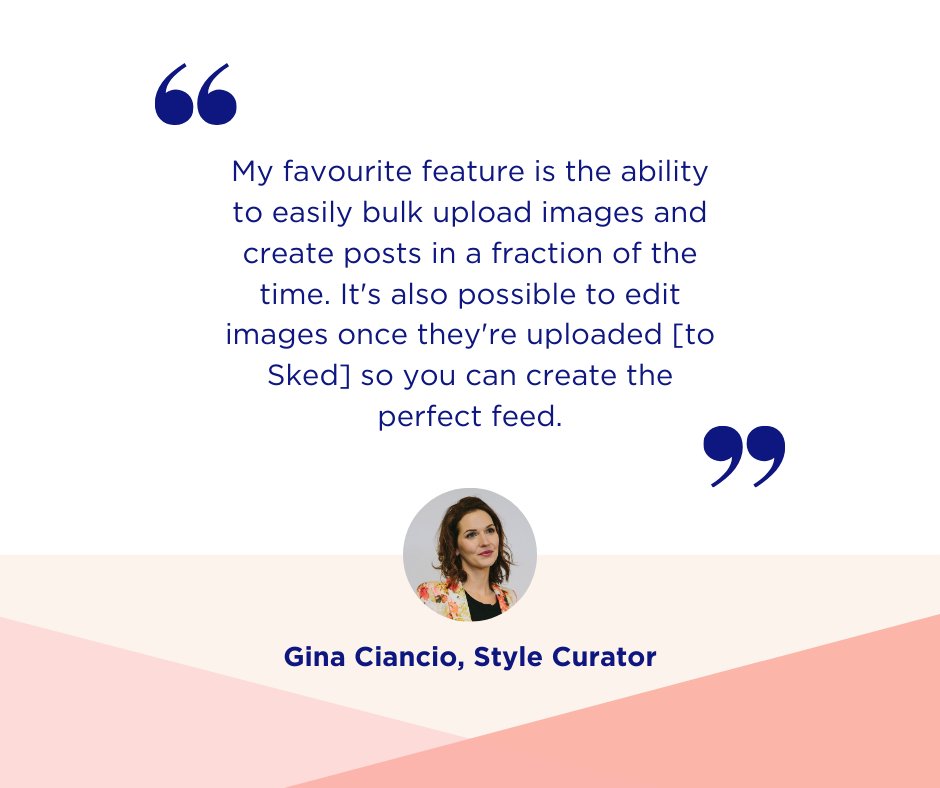 Bulk uploading and being able to edit drafts makes scheduling so easy! ⁣

​Thanks for sharing <a href="/StyleCuratorAU/">Style Curator</a>! 
​⁣
What's one must-have feature for your social media scheduling tool?