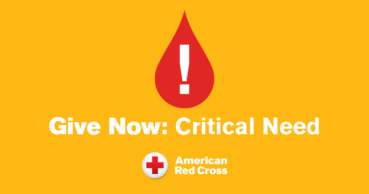 RedCrossBloodNC's tweet photo. Critical need for blood and platelets! Sign up. Show up. Help save lives. https://t.co/yFfmNLsmUc #GiveNow https://t.co/3BDmhFXO69