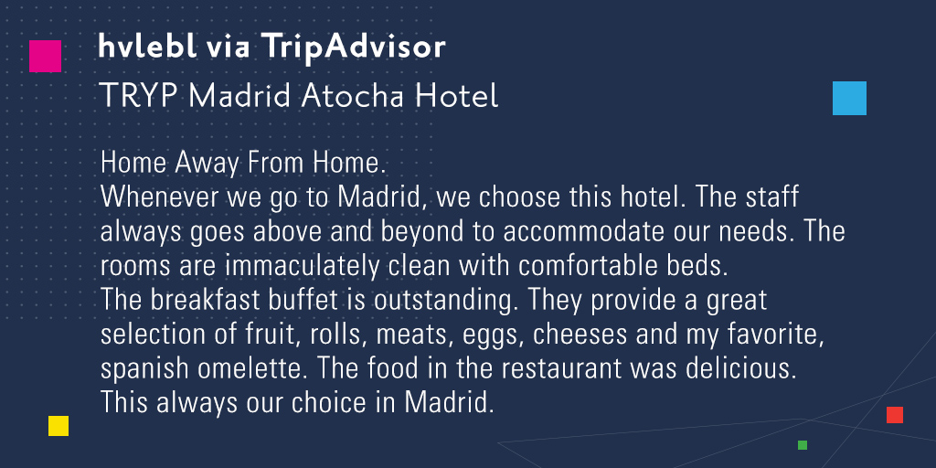 Review by <a href="/hvlebl/">Herman </a> via TripAdvisor #MyTRYP #PoweredByTheCity