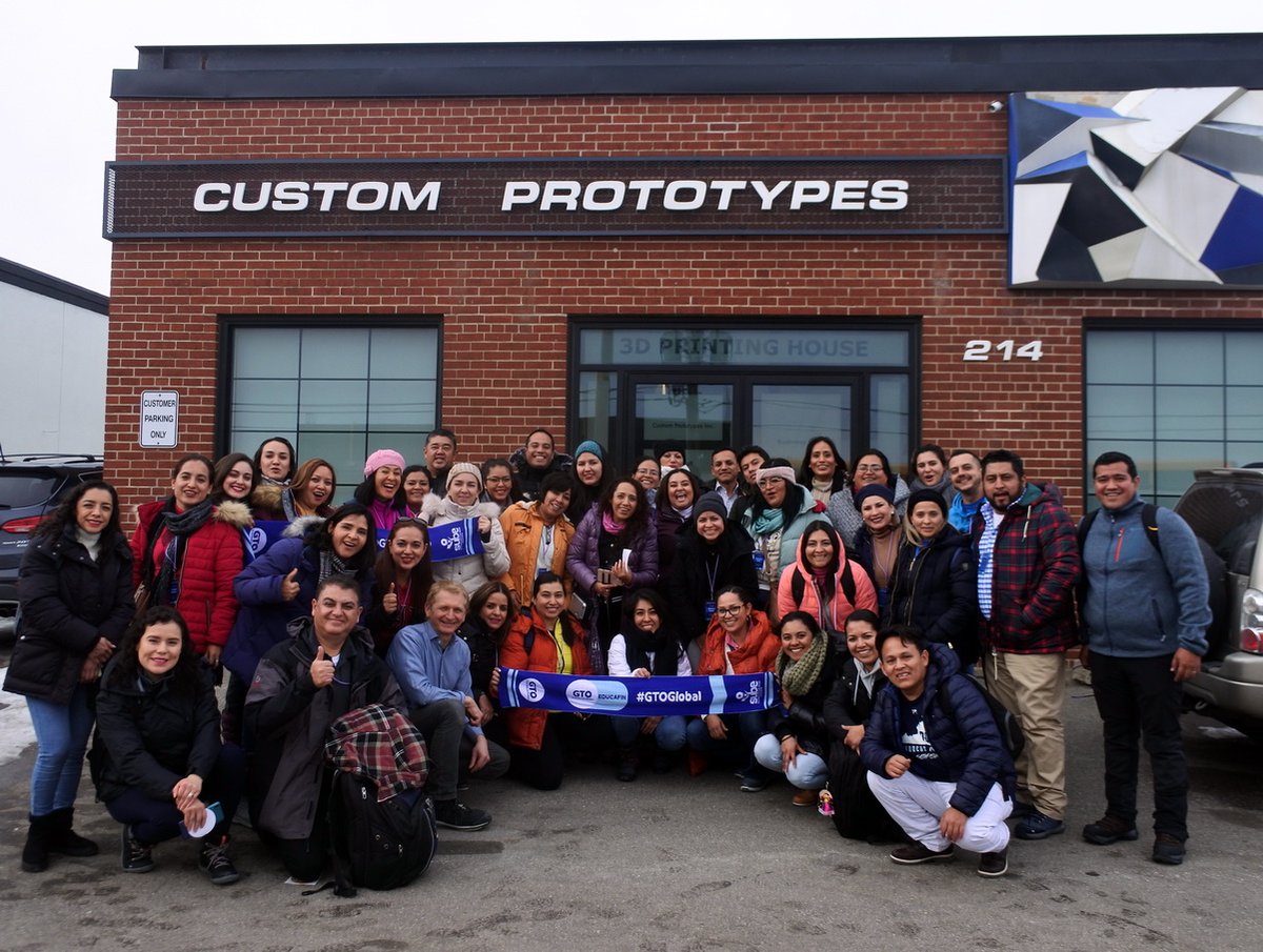 prototypeme's tweet image. It has been a pleasure to host a curious group of engineering educational professionals from Guanajuato, Mexico. #GTOglobal  Spreading the gospel of #3Dprinting