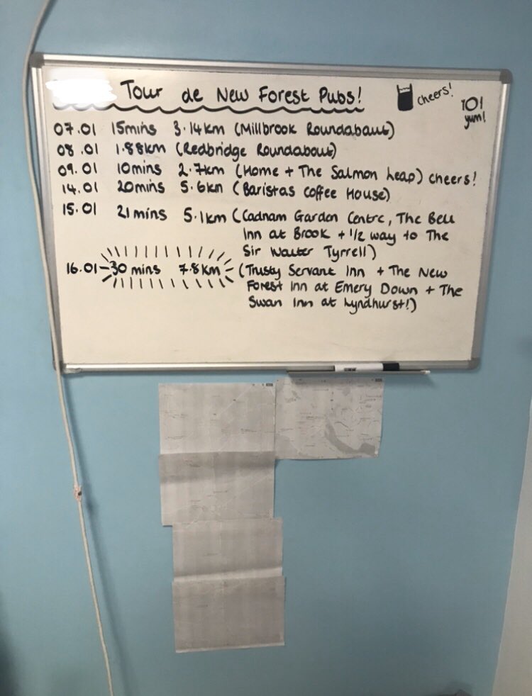 JennySwinn's tweet photo. One of my patients couldnโt sit without support 7 weeks ago & today he has walked 40m & a PB on the bike! He is continuing his โTour de New Forest Pubsโ on the exercise bike until his community support is ready on discharge #patientcentered #patientsfirst @UHSFT @UHS_Therapy https://t.co/y9fMSLQpsX