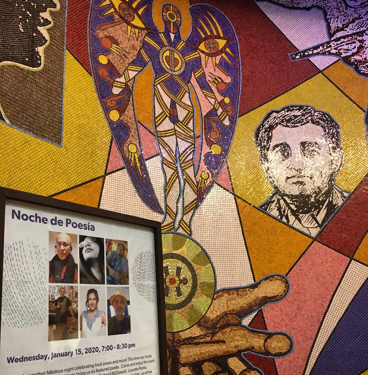 victoriabernal's tweet photo. In awe of the poets who performed last night at the @lacountylibrary’s Chicano Resource Center. #lapoets https://t.co/YminGdmUDL