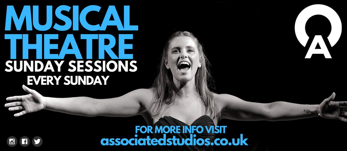 Assoc_Studios's tweet photo. Experienced in dance but looking to improve your Acting and Singing?
We are still accepting applications for our 'Musical Theatre Sunday Sessions' that commence this Sunday!
#kickASSTraining https://t.co/cLmISi8uJL