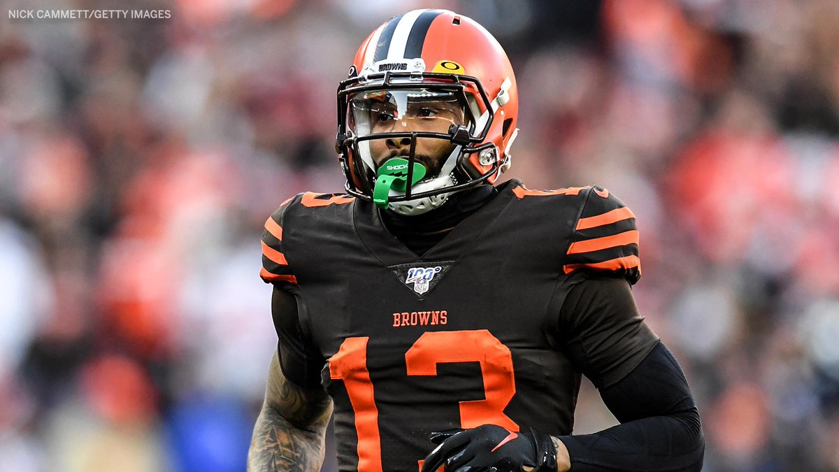 SportsCenter's tweet photo. The New Orleans Police Department has issued an arrest warrant accusing Odell Beckham Jr. of simple battery. 

https://t.co/90SH6NKA0Q https://t.co/MK2ShjD2na